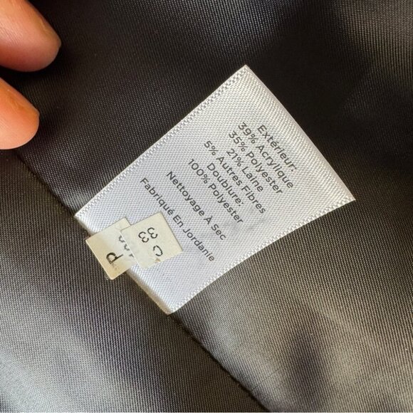 Talbots Red Plaid Wool Blend Blazer Holiday Tartan Jacket Petite 4P - Picture 10 of 16